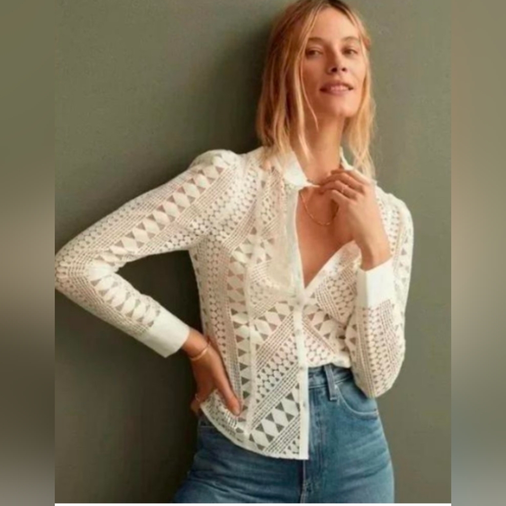 Anthropologie Lace Blouse